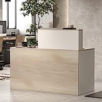 Front Desk Counter, Wood Reception, Wood Reception Desk, Office Reception Area, Reception Desk Counter, Working Desk, Counter Desk, Glam Modern, Lockable Storage