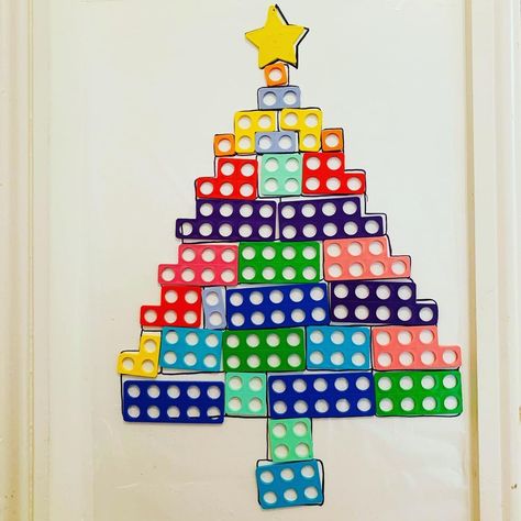 Numicon Christmas Activities, Numicon Activities Preschool, Numicon Activities, Christmas Eyfs, School Reception, Crafts 2024, Sticky Back Plastic, Kindergarden Activities, Christmas Math