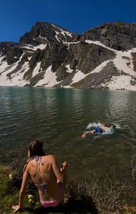 Lake Dip, Mountain Girl, Alpine Lake, Summer Ideas, Places To Go, Dip, Lake