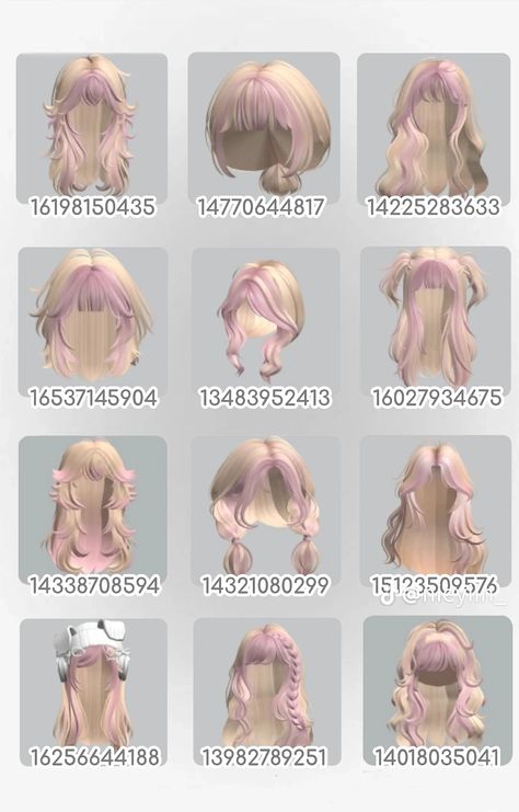 Ponytail Hair Codes, Cute Brookhaven Outfits, Roblox Head Codes, Hair Codes Bloxburg, Hair Roblox Codes, Roblox Sign Up, Fete Emo, Hair Y2k, Codes Bloxburg