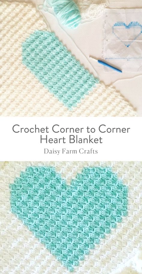 Free Pattern - Crochet Corner to Corner Heart Blanket Crochet Corner To Corner, Heart Blanket Pattern, Crochet Heart Blanket, Crochet C2c Pattern, C2c Crochet Blanket, Crochet Phone Cases, Repeat Crafter Me, Crochet Mobile, Corner To Corner Crochet