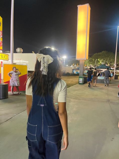 OC Fair 🍊 #aesthetic #fashion #summer Fair Aesthetic, Oc Fair, Overalls Outfits, Jeans Rock, Denim Overalls, Denim Jumpsuit, Fashion Summer, Aesthetic Fashion, Carnival