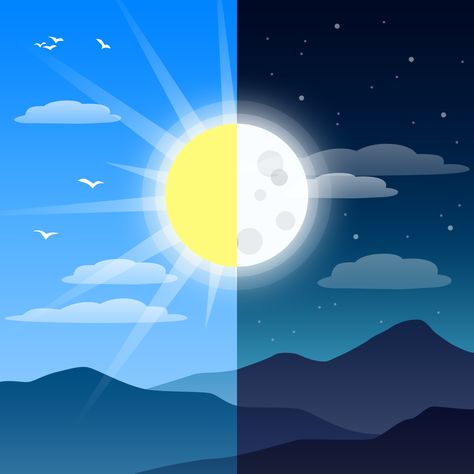 What is equinox? Why and when does this astronomy event occur? Find out everything about the March (spring, vernal, autumnal) equinox in the stargazing app Star Walk 2. March Equinox, March Spring, Autumnal Equinox, Vernal Equinox, Spring Equinox, Day And Night, Astronomy, Art