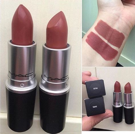 Mac Lipstick Swatches, Catholic Confirmation, Mac Lipstick Shades, Lipstick Kit, Diy Kosmetik, Beauty Make-up, Pinterest Makeup, Lips Shades, Lipstick Swatches