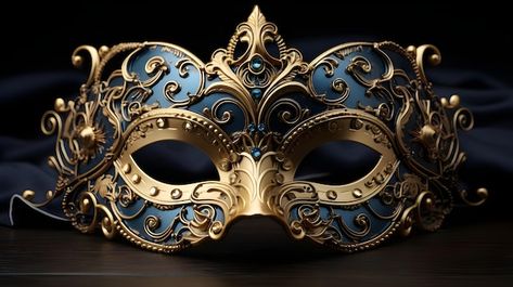 Photo gold masquerade venetian mask orna... | Premium Photo #Freepik #photo Vintage Magician, Photo Gold, Venetian Mask, Art Stuff, Premium Photo, The Magicians, Mask, Stock Photos, Gold