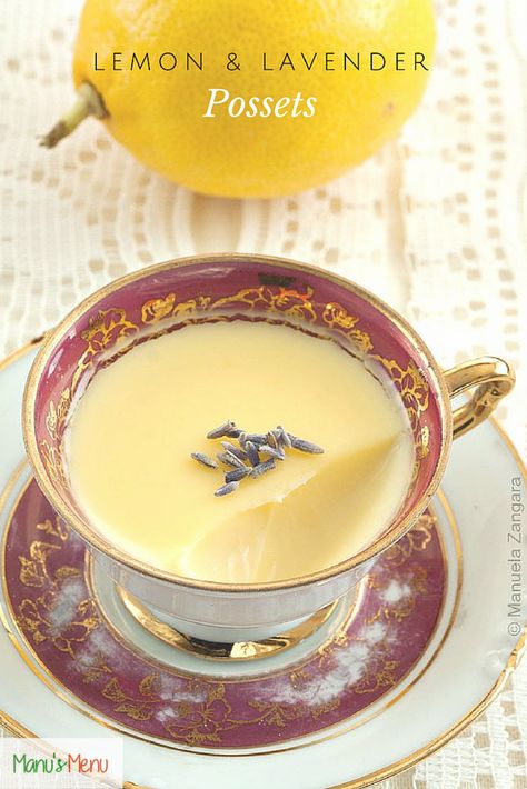 Cooking With Tea, Lavender Pudding, Redwall Recipes, Lemon Curd Dessert, Lavender Recipes, Delicious Magazine, Creamy Desserts, Think Food, Lemon Lavender