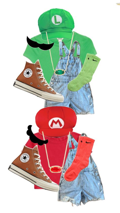 cute costume idea Mario Costume, All Stars Converse, Cute Costumes, Converse All Star, All Star, Mario, Halloween Costumes, Converse, Stars