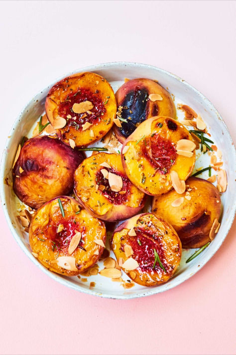 If you’re planning an al fresco spread this weekend, you may want a fruity, zesty or refreshing dessert to round it all off. Whether it’s barbecue-baked bananas, a palette-cleansing granita or a seasonal fruit showstopper, we’ve put together a list of our favourite summery desserts to serve at a barbecue. Bbq Banana, Bbq Food Ideas, Baked Bananas, Vegan Bbq Recipes, Granitas, Bbq Summer, Recipes Bbq, Bbq Desserts, Bbq Food