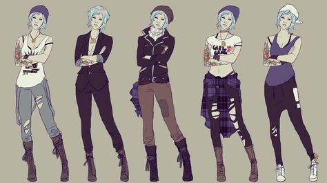 Chloe in different seasons credit: karuoke Life Is Strange Fanart, Dontnod Entertainment, Life Is Strange 3, Gender Binary, Chloe Price, Inspiring Art, Winter Party, Character Sheet, Life Is Strange