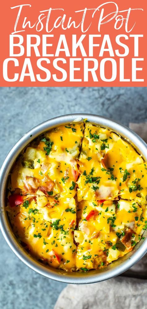 Instant Pot Breakfast Casserole, Instant Pot Breakfast, Healthy Breakfast Casserole, Make Breakfast, Best Instant Pot Recipe, Hash Browns, Instant Pot Dinner Recipes, Easy Instant Pot Recipes, Breakfast Recipes Casserole