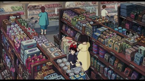 Kiki’s Delivery Service Notion Images, Laurence Anyways, Shingeki No Bahamut, Studio Ghibli Background, Chihiro Y Haku, Ghibli Artwork, Kiki Delivery, Studio Ghibli Movies, Kiki's Delivery Service