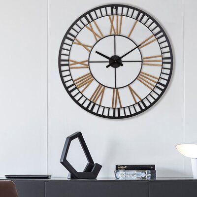 Living Room Decor Big, Large Industrial Wall Clock, Large Metal Wall Clock, Industrial Clock Wall, Big Wall Clocks, Bedroom Wall Clock, Oversized Wall Clock, Diy Clock Wall, Metal Clock