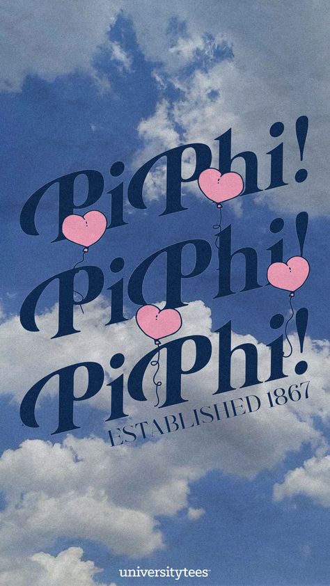 Pi Phi Wallpaper, Pi Beta Phi Wallpaper, Pi Phi Graphic, Publicity Ideas, Sorority Instagram, Philanthropy Events, Sorority Pr, Pi Phi, Merch Ideas