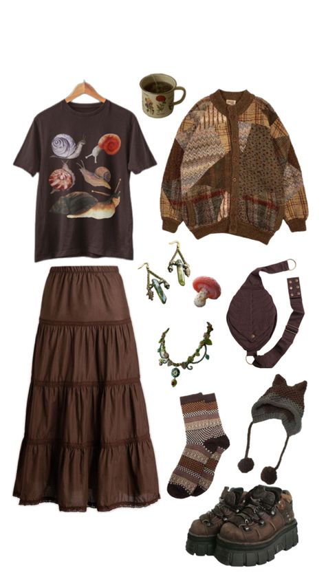 #goblincore #collage #aesthetic #goblincoreinspo #outfit #outfitinspo #fashion #forest Forest Aesthetic Outfit, Goblincore Aesthetic Outfits, Grunge Aesthetic Clothes, Goblincore Outfits, Goblincore Fashion, Fairy Grunge Outfit, Fashion Forest, Earthy Outfits, Outfit Collage