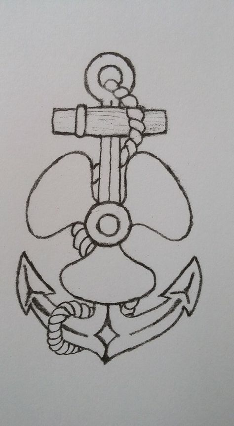 Seaman Drawing Art, Navy Submarine Tattoo, Navy Ship Drawing, Marine Engineer Tattoo, Navigator Drawing, Seaman Drawing, Seaman Tattoo Design, Anchor Sketch, Trading Logo