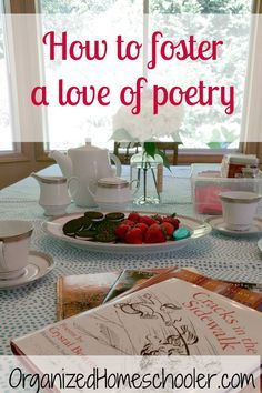 Tea with poetry is a great way to foster a love of poetry! Tea with poetry is a fun part of the Brave Writer lifestyle. It is a wonderful addition to any homeschool. Language Arts Activities Middle School, Homeschool Literature, Poetry Books For Kids, Writer Lifestyle, Poetry Teatime, Preschool Language Arts, Elementary Language Arts Activities, Teach Sight Words, Poetry Tea