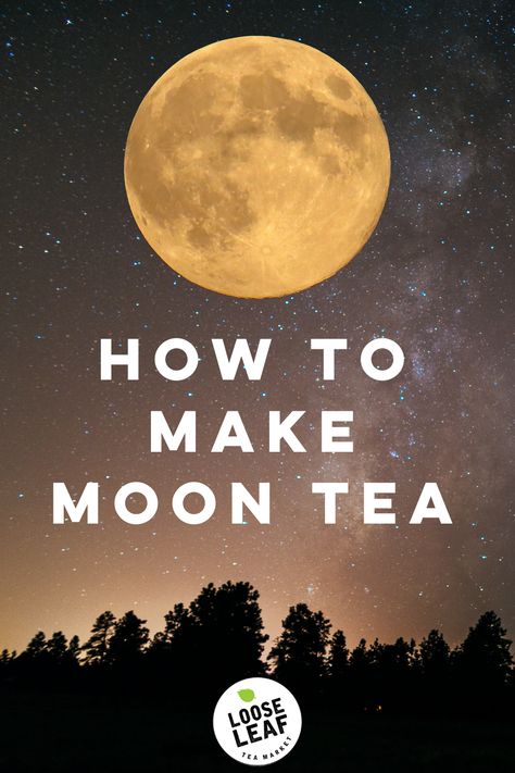 Moon Tea Recipe, Spiritual Tea, Full Moon Tea, Moon Journaling, Types Of Teas, Medicinal Herbs Remedies, Witch Tea, Magical Recipes, Best Loose Leaf Tea