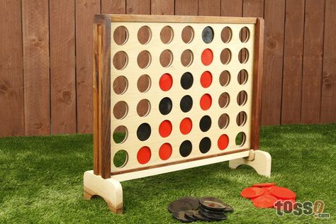 Would do this but leave room for a small beam to slide out and let the pieces drop. -L Giant Connect Four, Outside Games, Connect Four, 4 In A Row, Connect 4, Giant Games, Outdoor Game, Yard Games, Lawn Games