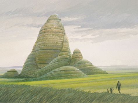 The concept art for Star Wars: A New Hope by Ralph Mcquarrie - Imgur Star Wars Lothal, Lothal Star Wars, Star Wars Environment, Jedi Temple, Wind Sea, Sci Fi Landscape, Ralph Mcquarrie, Iphone Art, Star Wars Trilogy