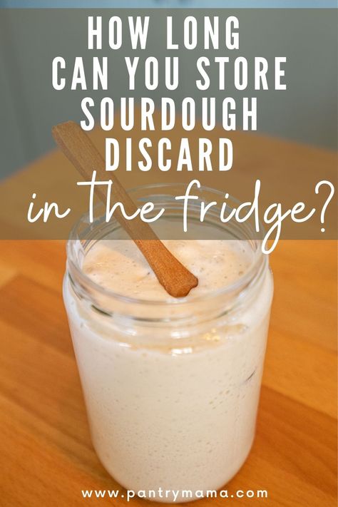 Wondering how long does sourdough discard last in the fridge? You'll find all the answers including how to store it and when to use it. Things To Make With Sourdough Starter Discard, How To Save Sourdough Discard, How To Use Sourdough Starter Discard, Saving Sourdough Discard, How Long Can You Keep Sourdough Discard, How To Store Sourdough Discard, Storing Sourdough Discard, Sourdough Discard Storage, How To Use Sourdough Discard