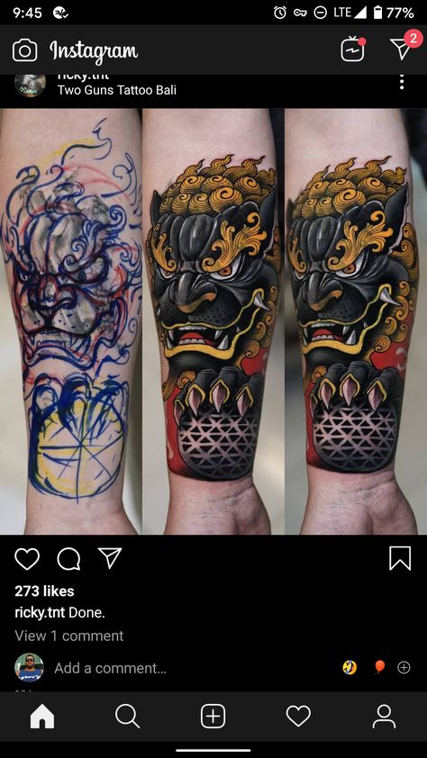 Fu Dog Tattoo Color, Foo Dog Color Tattoo, Chinese Foo Dog Tattoo Design, Japanese Lion Tattoo Design, Foo Lion Tattoo, Japanese Fu Dog Tattoo Design, Chinese Dog Tattoo, Fu Dog Tattoo Design, Chinese Lion Tattoo