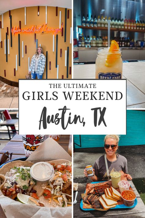 Austin Girls Weekend, Girls Trip Austin Texas, Austin Girls Trip, Austin Weekend Itinerary, Austin Texas Aesthetic, Weekend In Austin Texas, Austin Bucket List, Austin Texas Travel, Austin Vacation