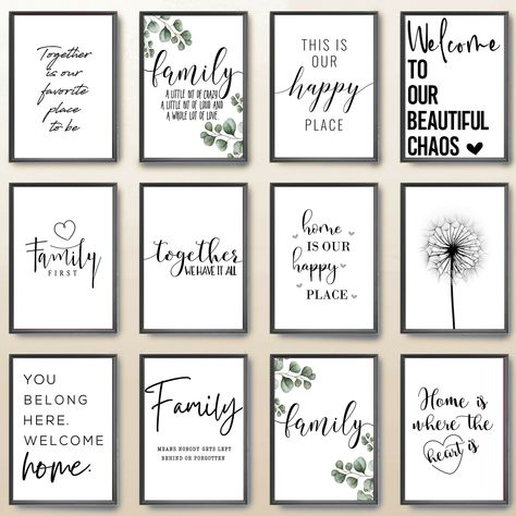 Inspirational quotes wall art