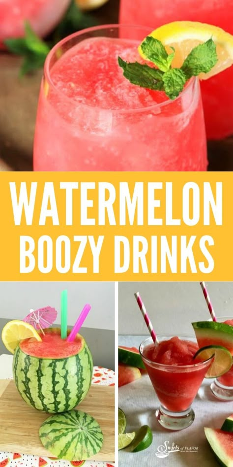 Watermelon Alcoholic Drinks | Summer Drinks | Cocktails for Summer | Watermelon Cocktails | The Best Watermelon Drinks | The Best Summer Cocktails | Watermelon and Alcohol | #watermelon #summerfun #cocktails Watermelon Refresher Cocktail, Fresh Watermelon Alcoholic Drinks, Watermelon Blended Drink, Infused Watermelon Alcohol, Watermelon Long Island Recipe, Blended Watermelon Cocktail, Watermelon Cocktail Vodka Summer Drinks, Drinks Made With Watermelon, Watermelon Rum Drinks