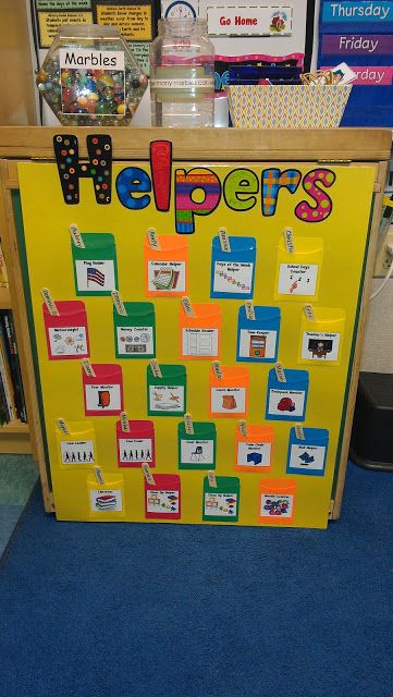 Kindergarten Schmindergarten: Open House Week & New Teacher Blog Tuesday Helper Chart, Kindergarten Classroom Setup, Classroom Job Chart, Classroom Helpers, Classroom Pictures, Job Chart, Classroom Organisation, Job Ideas, New Teacher