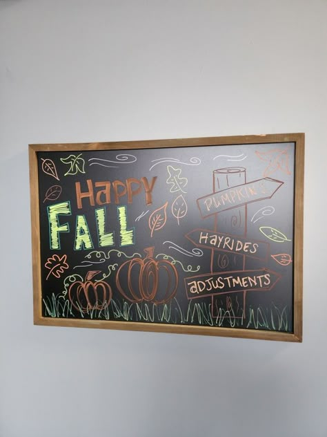 Thanksgiving Chiropractic Boards, Fall Chiropractic Boards, Referral Ideas, Chiro Office, Thanksgiving Chalkboard, Chiropractic Quotes, Chiropractic Marketing, Chalk Sign, Medical Office