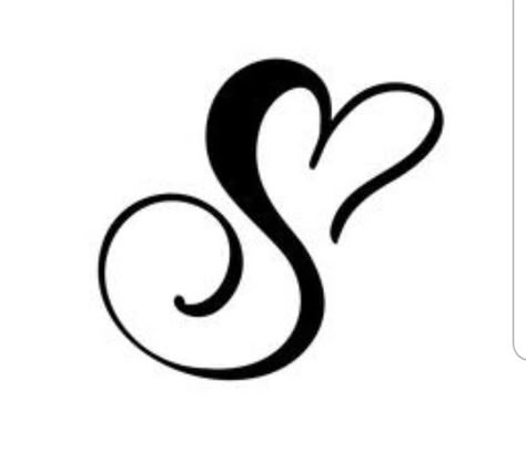 S Name Tattoo Designs, Sc Tattoo Letter, S In Cursive, S Cursive, S Tattoo Letter Design For Women, S Initial Tattoo, S Letter Tattoo, Letter S Tattoo Ideas, S Tattoo Letter Initial