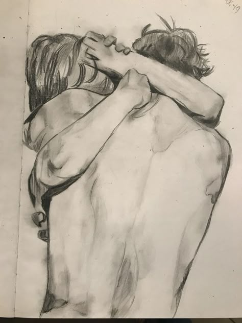 Pencil Art Love, Back Drawing, Romantic Drawing, Image Couple, Couple Sketch, Paints On Canvas, Body Shape Drawing, Cool Car Drawings, Couple Silhouette