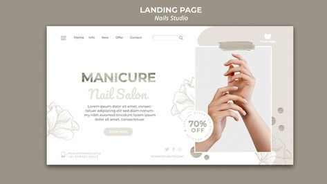 Nails Website Design, Nail Salon Website, Beauty Web, Google Banner, Beauty Land, Build Your Own Website, Woman Hand, Nail Salons, Branding Website Design