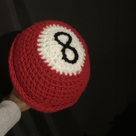 8 ball beanie - can come in any color - msg before... - Depop 8 Ball Crochet Hat, 8 Ball Crochet Beanie, 8 Ball Beanie, Crochet 8 Ball Beanie, Crochet Fairy, Modern Crochet Patterns, Crochet Beanie Pattern, Crochet Clothing And Accessories, Crochet Stitches For Beginners