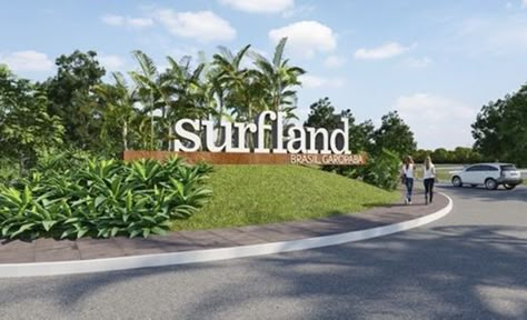 Resort Entrance, Monument Signage, Entrance Signage, Render Architecture, Hotel Landscape, Landscape Lighting Design, Guard House, Landscape Architecture Drawing, Signage Signs