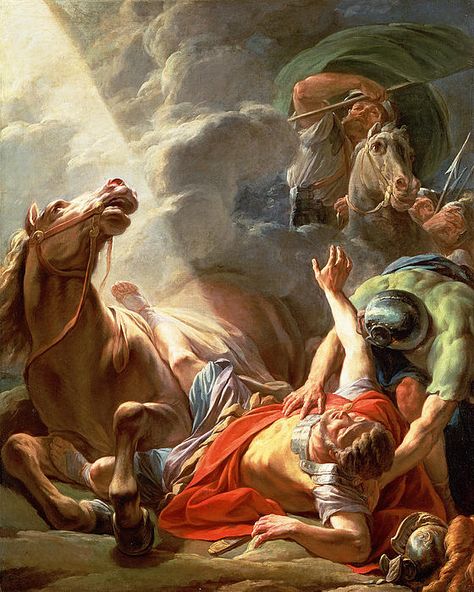 The Conversion Of St Paul  Nicolas Bernard Lepicie Paul The Apostle, Reformed Theology, San Paolo, Ancient Origins, Biblical Art, Christian Humor, Catholic Art, South Asia, St Paul