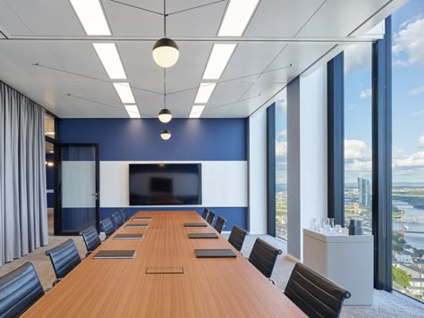 Ceo Office, Meeting Room Design, Office Meeting Room, Corporate Office Design, Blue Office, Office Space Design, Office Colors, Office Snapshots, Workspace Design