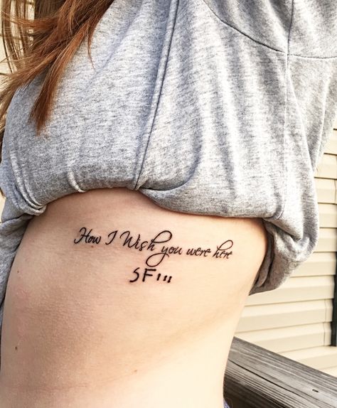 Tattoo For Brother Who Passed, Neat Tattoos, Grandma Tattoos, Meaning Tattoos, Brother Tattoos, Remembrance Tattoos, How I Wish, Mom Tattoo, Memorial Tattoo