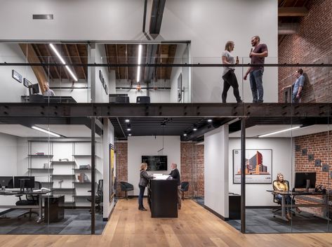 Mezzanine Office Design, Office Loft Design, Office Mezzanine, Factory Interior Design, Warehouse Office Design, Mezzanine Design, Warehouse Interior, Warehouse Office, Building An Addition