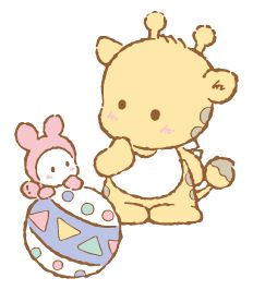 Paupipo | Hello Kitty Wiki | Fandom Paupipo Sanrio Icon, Paupipo Sanrio, Giraffe Drawing, Hello Kitty Tattoos, Kitty Drawing, Hello Kitty Drawing, Sanrio Wallpaper, High School Art, Baby Giraffe