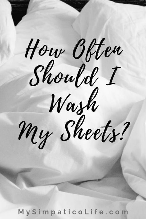 Do you know what's the recommendation is for how often to wash your sheets? It may depend but we'll share with you why once a week is the best time. How Often Should You Wash Your Sheets, How Often To Wash Bedding, How To Wash Bedding, How Often To Change Bed Sheets, How Often To Wash Sheets, How To Clean Bed, Clean Bed, Washing Towels, Wash Pillows