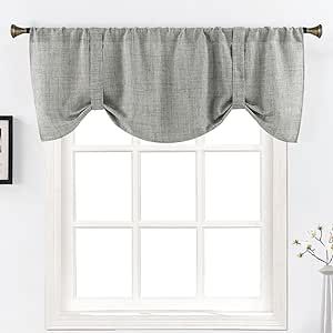 Bathroom Valance, Bedroom Valances, Window Valence, Narrow Window, Tie Up Valance, Tie Up Curtains, Window Toppers, Kitchen Valances, Bathroom Window