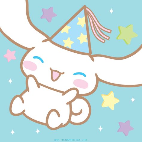 cinnamoroll Sanrio Cinnamon Roll, Cinnamon, Hello Kitty, Happy Birthday, Kitty, Stars, Birthday