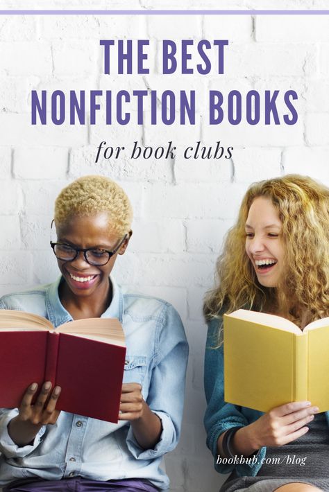 Your group will be talking long into the evening after choosing a read from this list of the best nonfiction books for book clubs. #books #nonfiction #bookclub Nonfiction Book Club Books, Mother Daughter Book Club, Best Nonfiction Books, Book Club Suggestions, Best Book Club Books, Historical Nonfiction, Book Club Questions, Books Nonfiction, Book Club Reads