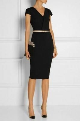 9aa42b31882ec039965f3c4923ce901bdesc52196420ri Black And White Formal Outfit, Pencil Dresses, Work Dresses, Professional Attire, Office Outfit, Business Dresses, Work Style, Dress For Success, Professional Outfits