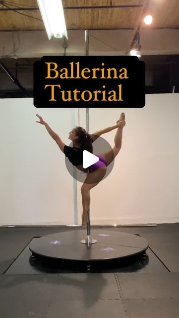 Ballerina Pole Dance, Pole Ballerina, Pole Spins, Stretch Your Back, Pole Moves, Pole Tricks, Coaching Session, Dance Tutorial, Dance Instructor