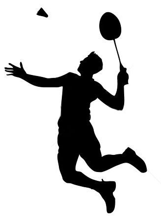 silhouette for BooYooE Badminton Silhouette, Athlete Silhouette, Sports Day Decoration, Volleyball Spike, Volleyball Silhouette, Badminton Pictures, Silhouette Sport, Pink Cake Toppers, Basketball Drawings