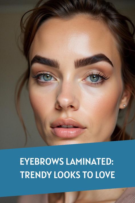 Eyebrows Laminated: Trendy Looks to Love Eyebrows Laminated, Groomed Eyebrows, Bridal Makeup For Brunettes, Eyebrow Lamination, Purple Smokey Eye, Perfect Brow, Brunette Makeup, Perfect Eyeliner, Makeup For Blondes