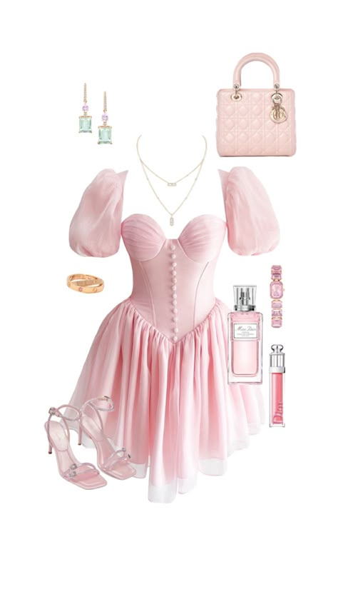 Cute Dresses For Party, Light Aesthetic, Everyday Fashion Outfits, Princess Outfits, Looks Chic, Pink Outfits, Really Cute Outfits, Lookbook Outfits, Teen Fashion Outfits