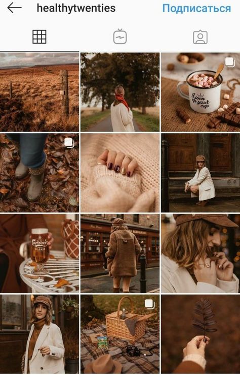 Instagram Theme Ideas Color Schemes, Autumn Instagram Feed, Instagram Feed Goals, Best Instagram Feeds, Vintage Lightroom Presets, Instagram Feed Layout, Autumn Instagram, Lightroom Presets For Portraits, Christmas Dreaming